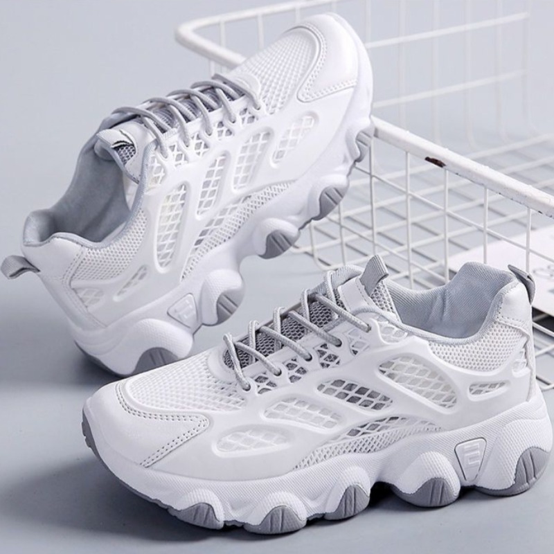 Women'S Fashion Running Shoes - 통기성 메쉬 Chunky 스 니 커