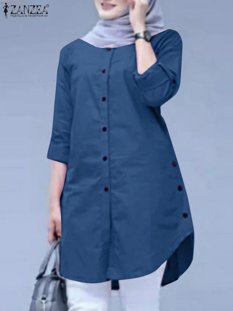Turkey Women Fashion - 2026 ZANZEA 봄 셔츠 패션 여성
