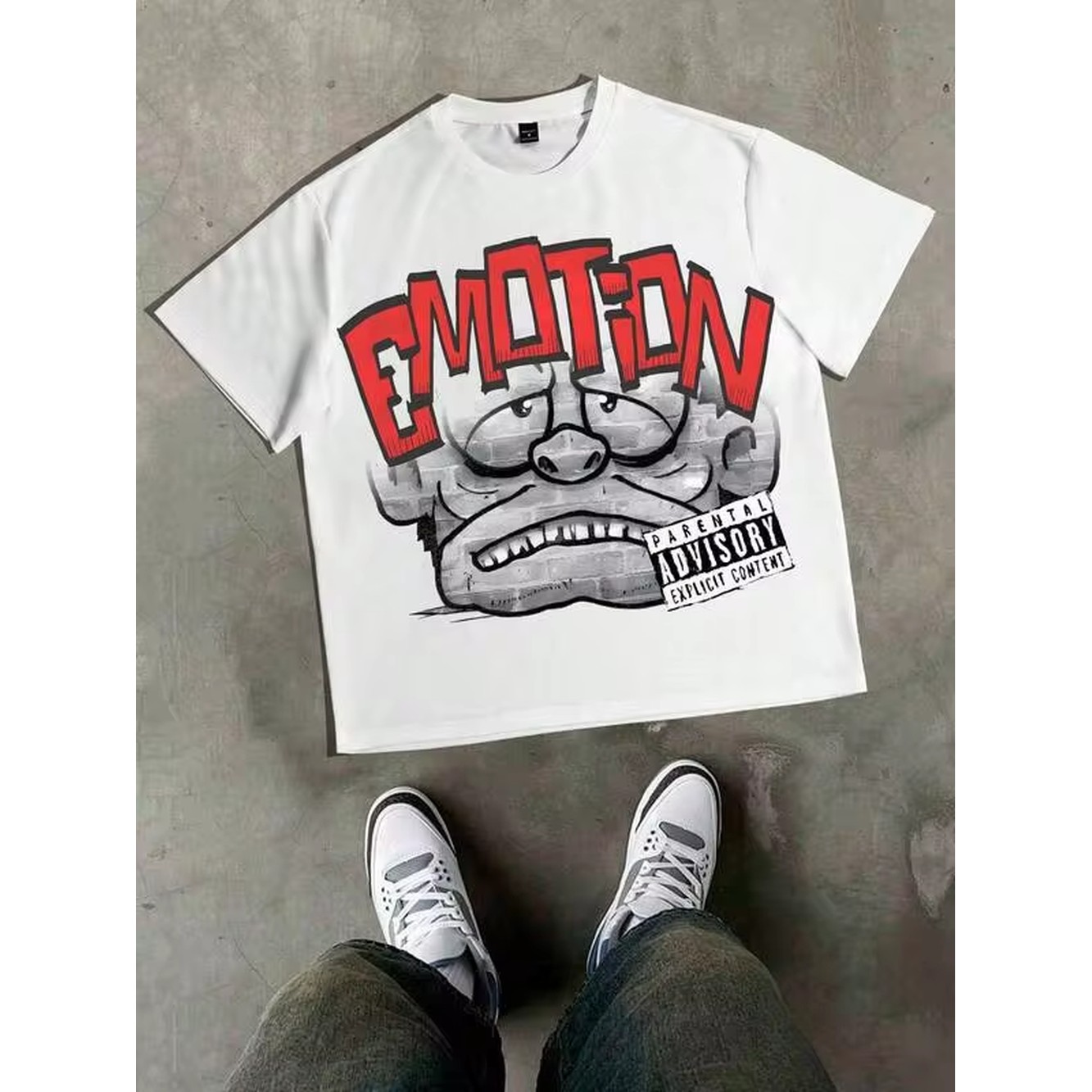 Women'S Fashion Graphic Tees - Respect 스트리트웨어 셔츠, 홈타운 플래그, 경고