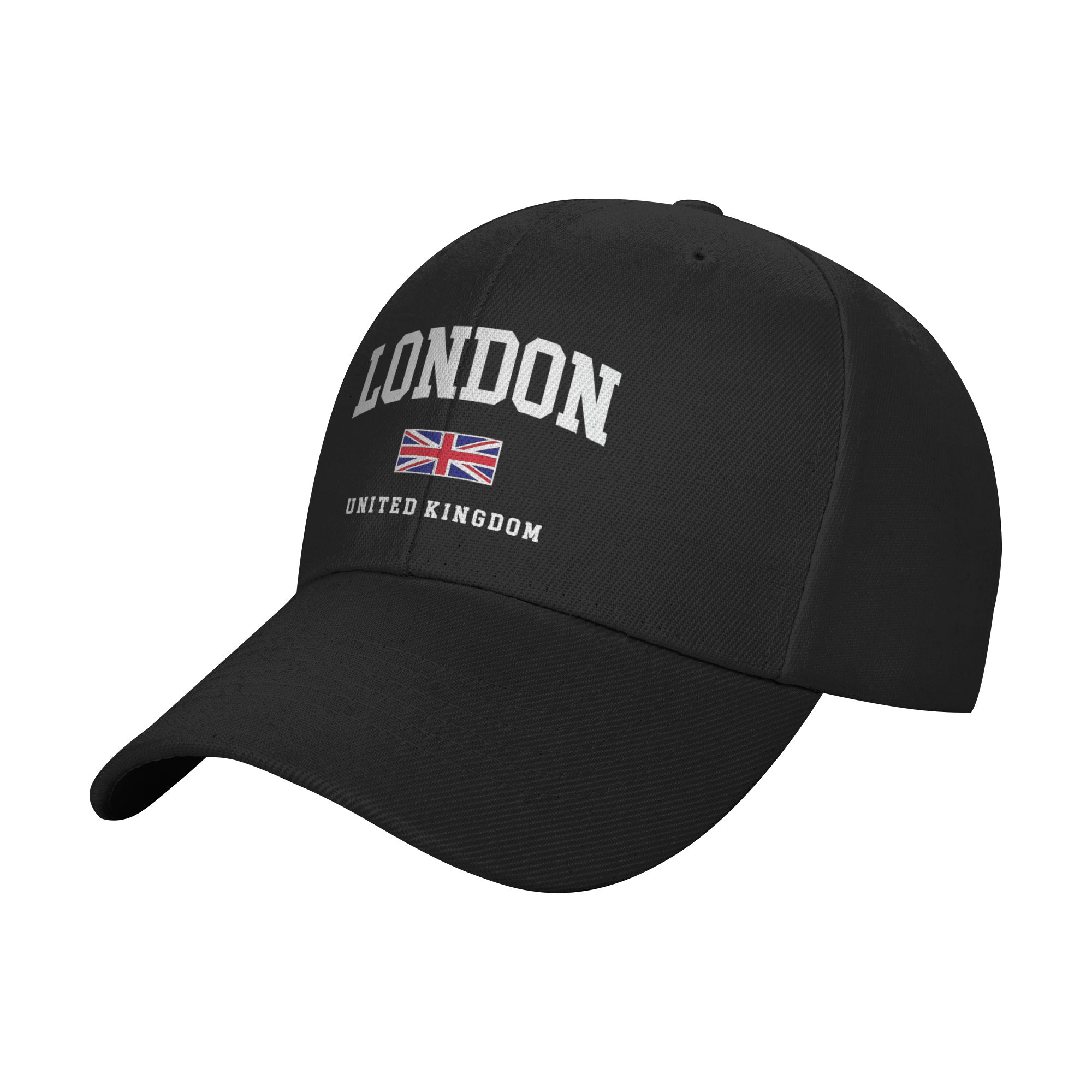 Women'S Fashion London - 미니멀 런던 영국 국기 야구 모자