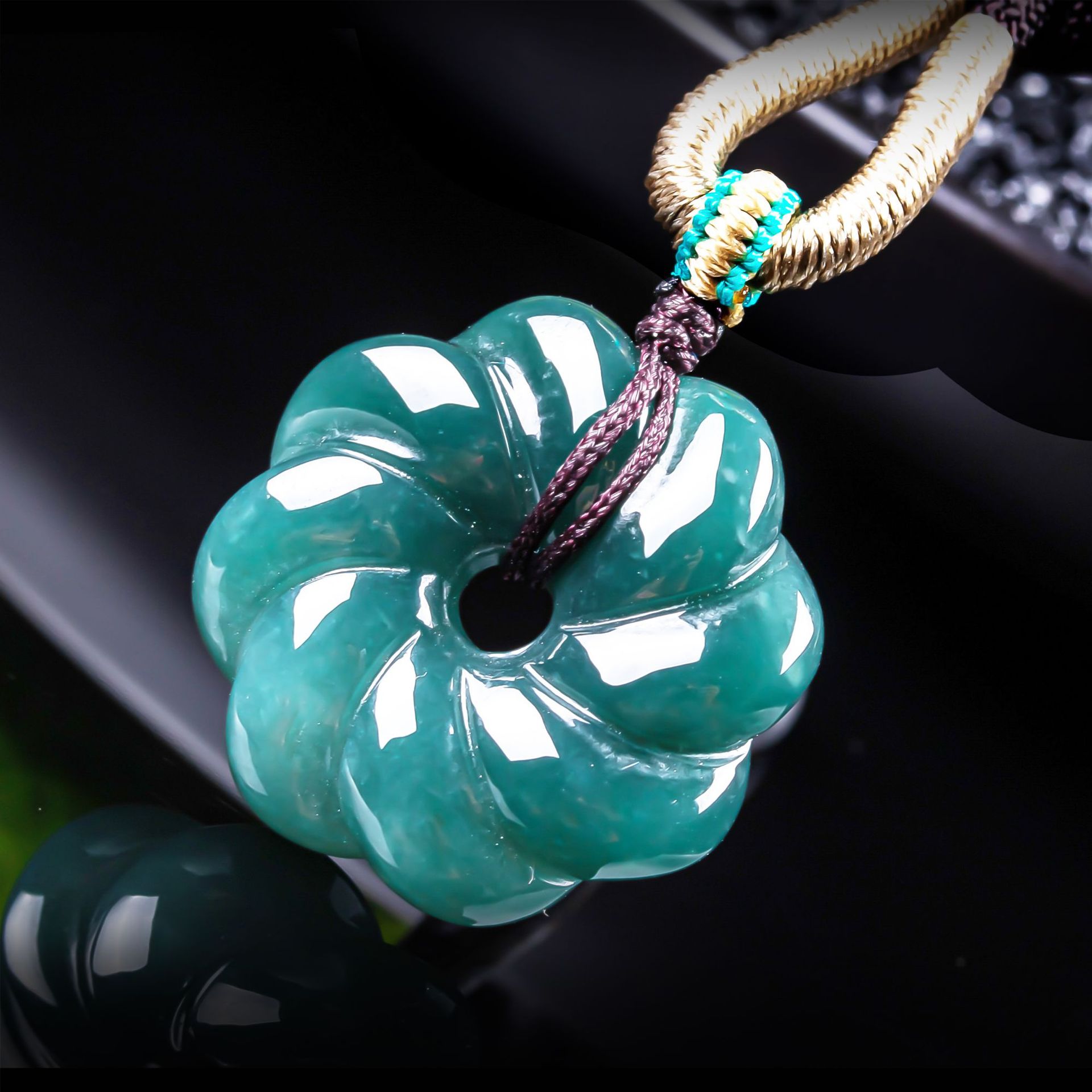 천연 버마산 비취 꽃 모양 펜던트 목걸이 액세서리 보석 - Women'S Fashion Gifts 리뷰 및 가격