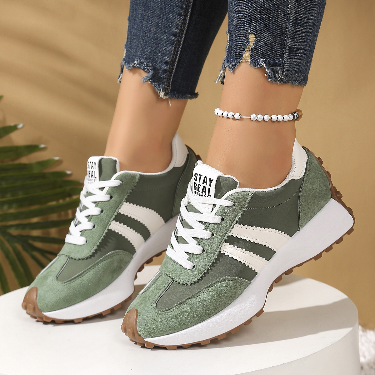 디자이너 스니커즈 여성 스포츠 신발 스니커즈 두꺼운 밑 - Women'S Fashion Running Shoes 리뷰 및 가격