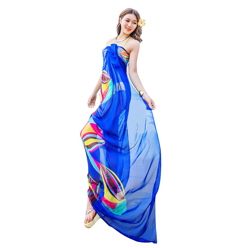 파레오 스카프 여성용 비치 사롱 비치 커버 업, 여름  - Printed Wrap Skirt 리뷰 및 가격