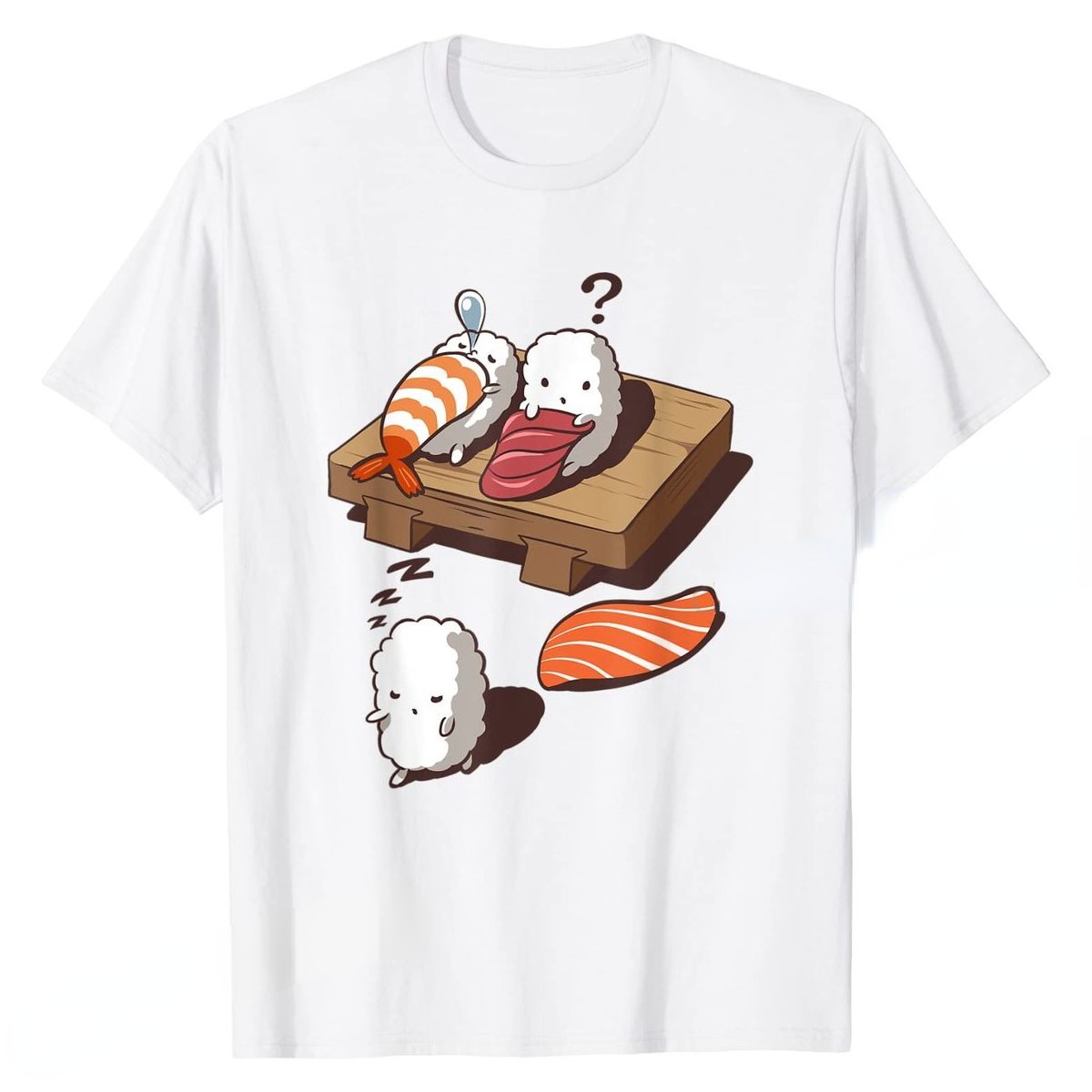재미있는 일본 니기리 스시 잠옷 티, 반팔 패션 그래픽 - Women'S Fashion Graphic Tees 리뷰 및 가격