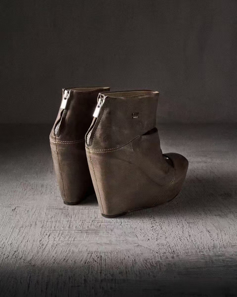여름 신상 여성 빈티지 그레이 디스트레스 가죽 컷아웃  - Women'S Fashion Leather Boots 리뷰 및 가격