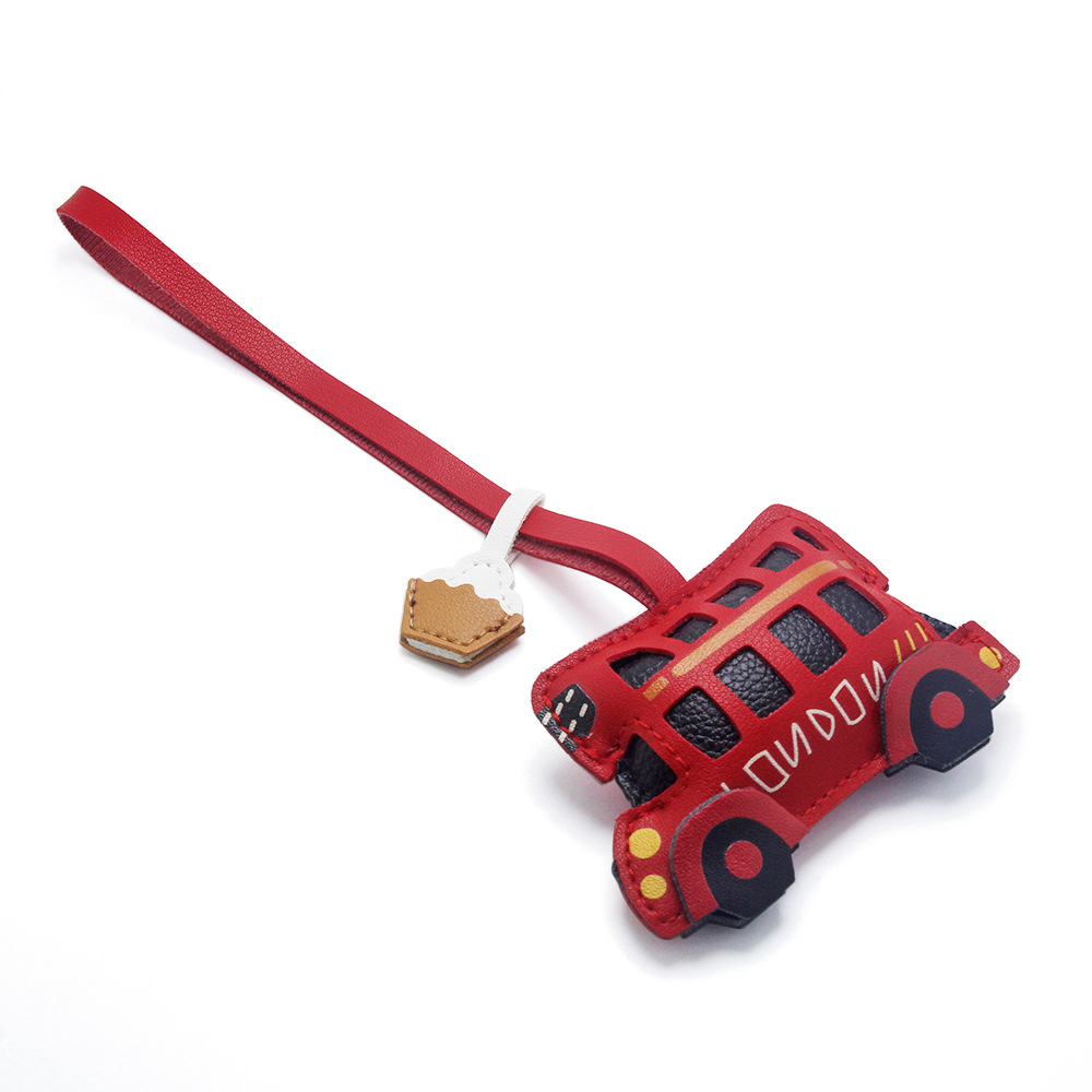 영국 귀여운 빈티지 수제 가죽 키체인 런던 이층 버스  - Women'S Fashion London 리뷰 및 가격