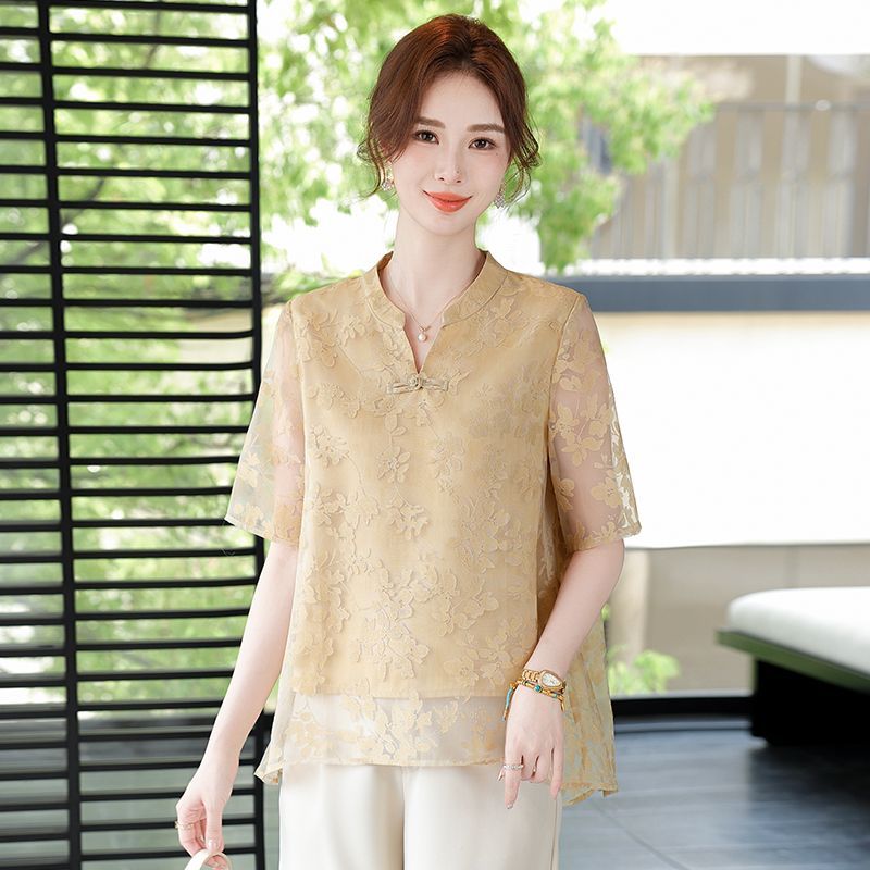 중년 및 노년 여성을 위한 여름 유행 루즈핏 반팔 티셔 - Women Fashion Over The Years 리뷰 및 가격