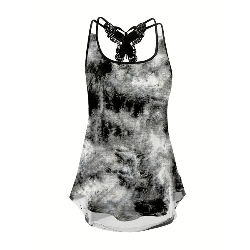 플러스 사이즈 1XL-5XL 프린트 탱크 탑 섹시 슬링 - Women'S Fashion Vest Tops 리뷰 및 가격