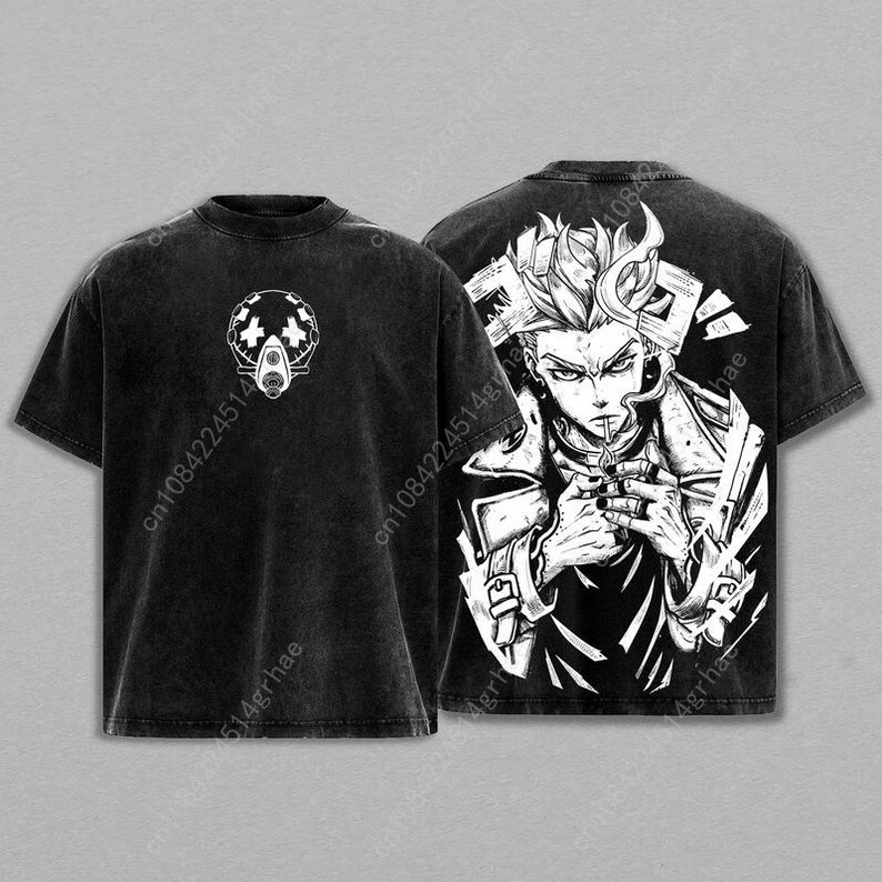 Gachiakuta 빈티지 애니메이션 워시드 셔츠 애니 - Women'S Fashion Graphic Tees 리뷰 및 가격