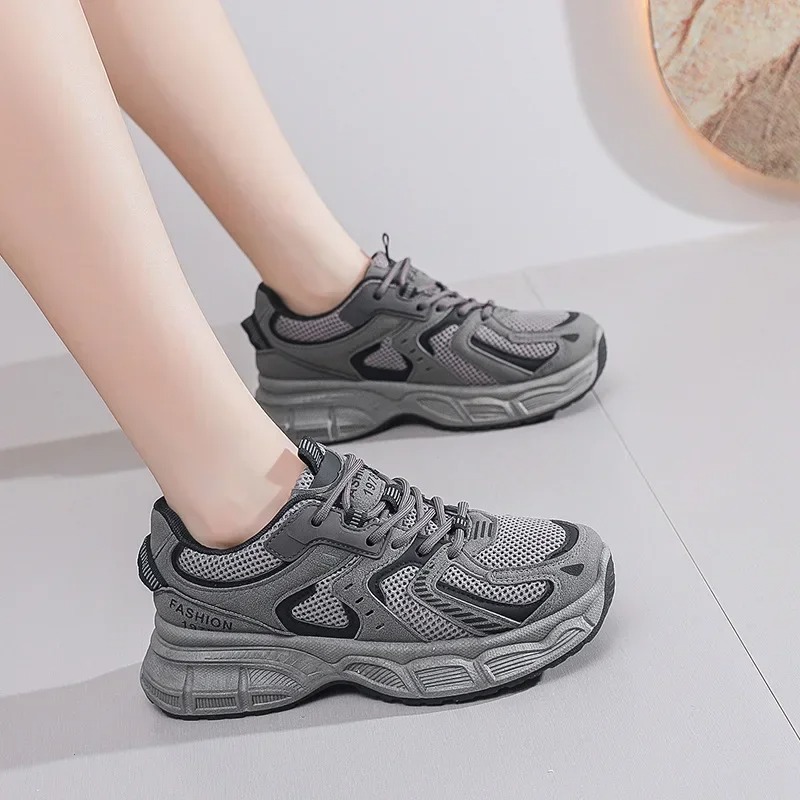 2026년 신상 여성 청키 스니커즈 패션 메쉬 캐주얼  - Women'S Fashion Running Shoes 리뷰 및 가격