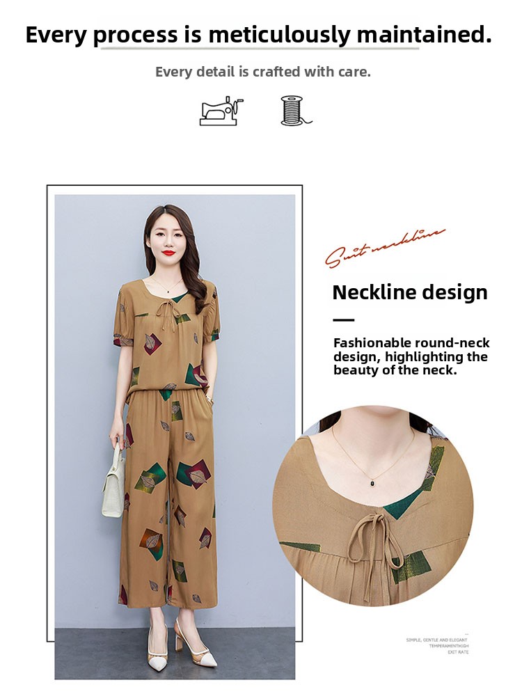 고급 여성 여름 의류 2025 신상 캐주얼 패션 노년층 - Women Fashion Over The Years 리뷰 및 가격