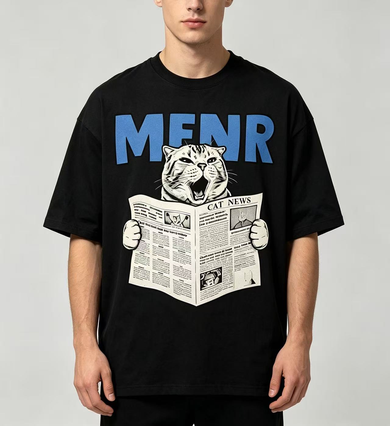 유니섹스 웃긴 고양이 신문 읽는 그림 그래픽 티셔츠 남 - Women'S Fashion Graphic Tees 리뷰 및 가격